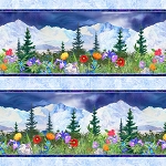Multi Mountain Stripe Digital M4000, P and B Textiles