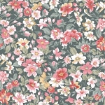 La Fleur Flannel F10992 G2 Green Multi Packed Floral Maywood Studio