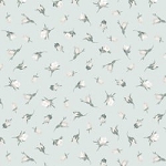 La Fleur Flannel F10996 B Blue Buds Maywood Studio