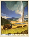 National Parks PD16136 36 Inch Digital Panel Yellowstone Riley Blake