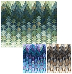 New Stonehenge Misted Pines 2 Dusk Blue Queen Quilt Kit Northcott