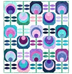 New Stonehenge Flower Power Fat Quarter Quilt Kit Northcott