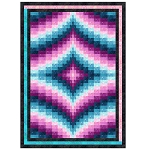 New Stonehenge Echoing Diamonds Midnight Muse Jelly Roll Twin Quilt Kit Northcott