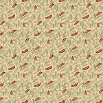 Pineberry Lane R172003D Cream Holiday Greenery Marcus Fabrics