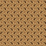 Midnight Cheddar R172081D Beige Paisley Parade Marcus Fabrics