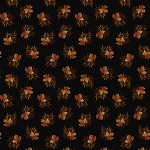 Midnight Cheddar R172082D Black Leaf Peeping Marcus Fabrics
