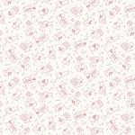 Aunt Grace Rock My Baby 30s Print R351873 Pink Marcus Fabrics