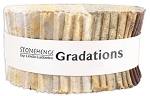 New Stonehenge Gradations Iron Ore 36 Jelly Roll Strip Northcott
