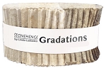 New Stonehenge Gradations Slate 98 Jelly Roll Strip Northcott