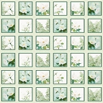Sweet Magnolia Digital 5366 LG Magnolia Patches Single Repeat P and B Textiles