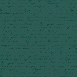 Sweet Magnolia Digital 5372 DG Script Dark Green  P and B Textiles