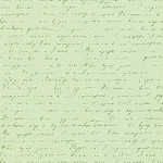 Sweet Magnolia Digital 5372 LG Script Light Green P and B Textiles