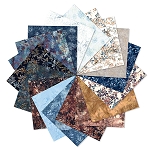Hoffman Batik Fat Quarter Bundle Autumn 18 FQs
