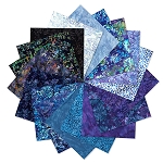 Hoffman Batik Fat Quarter Bundle Dandelion 18 FQs