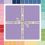 Kimberbell Basics Flannel Rainbow Wishes 5 Inch Square Charm Pack Maywood Studio