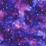Galactic Garden 24289 74 Sapphire Space Robert Kaufman