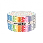 Playtime Flannel Basics Jelly Roll Strips Maywood Studio