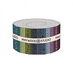 Woolies Flannel Gemstones Jelly Roll Strips Maywood Studio