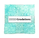 New Stonehenge Gradations Peacock 66 10 Inch Layer Cake Tile Square Northcott