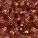 Forest Tales V5202 39 Rust Tonal Leaves Digital Print Hoffman