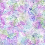 Wildflowers V5252 474 Punch Tossed Tonal Leaves Digital Hoffman