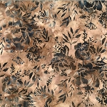 Bali Batik Mixed Floral Leaves W2578 179 Toast Hoffman