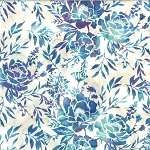 Bali Batik Mixed Floral Leaves W2578 518 Splash Hoffman