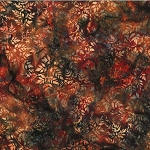 Bali Batik Packed Leaves W2579 614 Bohemian Hoffman