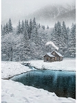 Off the Grid Digital W5378 597 Winter Cabin Panel Hoffman