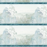 Tree Line Digital W5437 521 Stripe Mist Hoffman