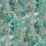 Blush Garden W5494 D7 Dusty Rose Floral Garden Digital Print Hoffman