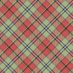 Joyful Winter Digital Y3815 55 Diagonal Plaid Multi Color Clothworks