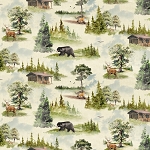 Back Country Y3854 58 Light Butter Digital Scenic Toile Clothworks