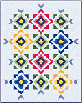 1895 Athena Batik Quilt Kit Hoffman