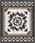 New Stonehenge Carpenters Apprentice Graphite Iron Ore Twin Quilt Kit Northcott