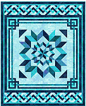 New Stonehenge Carpenters Apprentice Midnight Peacock Twin Quilt Kit Northcott