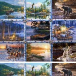 North Country 12454 Multi 36 Inch Repeat Michael Miller