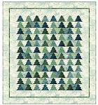 New Stonehenge Woodlot 2 Pine Ridge Blue Planet Queen Quilt Kit Northcott