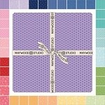 Kimberbell Basics Flannel Rainbow Wishes 10 Inch Square Layer Cake Maywood Studio