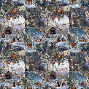 Realtree 10188 Winter Rural Scene, Print Concepts 