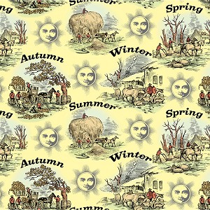 Old Farmers Almanac 10324 X Floral Seasons Sykel 