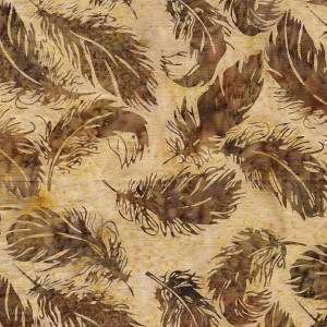 Mesa Verde 121922082 Tossed Feather Coffee Island Batiks 