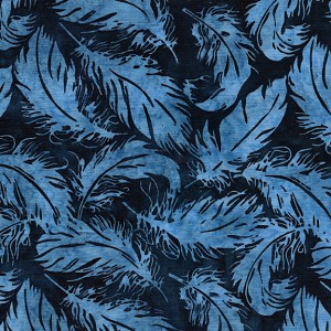 Prairie Skies 121922580 Tossed Feather Ocean Island Batiks 