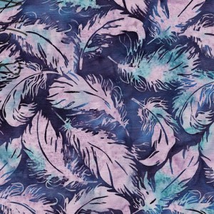 Catching Dreams 121922868 Tossed Feather Sherbet, Island Batiks 