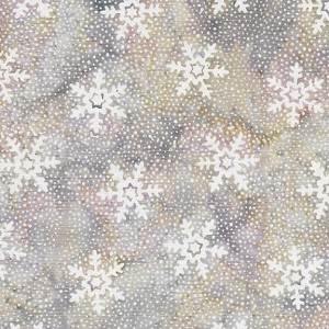 Plum Pudding 1220124236 Snowflake Violet Grey Island Batik 