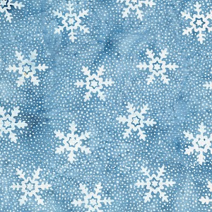 Glacier Bay Batik 122012511 Snowflake Cloud Island Batik 