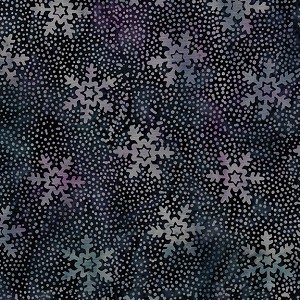 Plum Pudding 122012590 Snowflake Storm Island Batik 