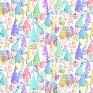 Spring Garden Gnomes 12632 09 White Spring Gnomes Kanvas 