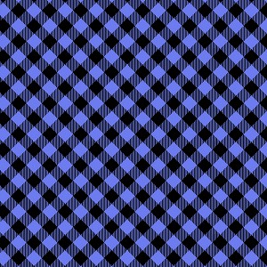 Blueberry Hill 12644 52 Blue Black Gingham Benartex Kanvas 