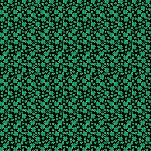 Lucky Gnomes 12662 12 Black Mini Clovers Kanvas 